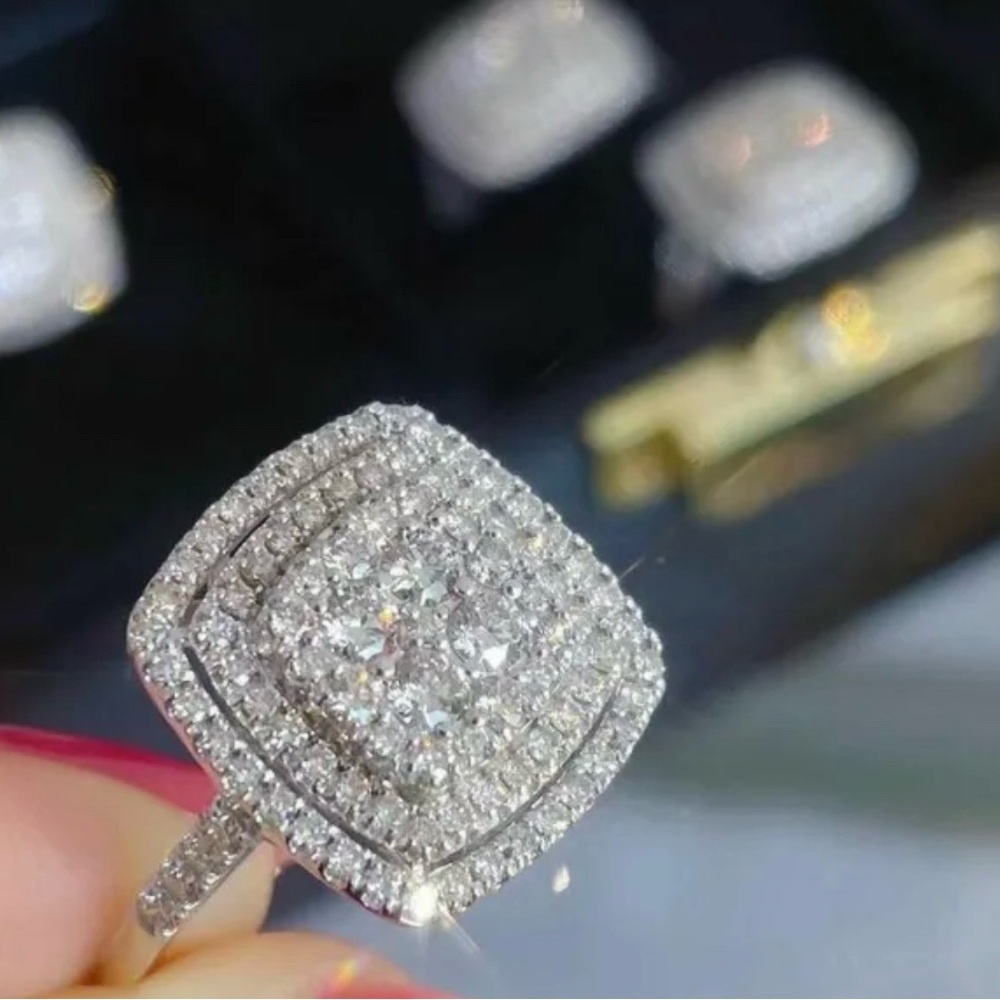 - DIAMOND WEDDING RING ENGAGEMENT RING - Picture 12 of 12